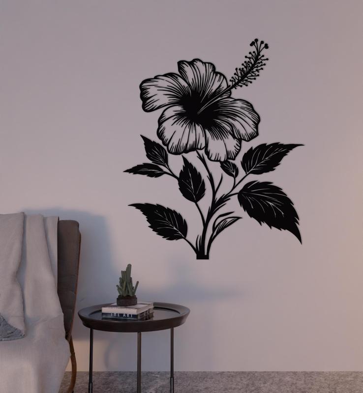 JAMAICA FLOWER WALL DECORATION 2D WALL ART