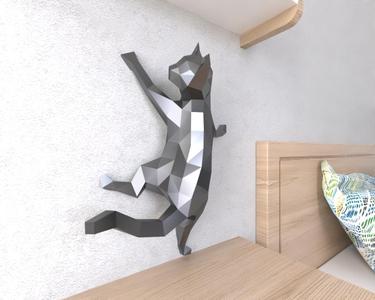 Cat Wall Lowpoly