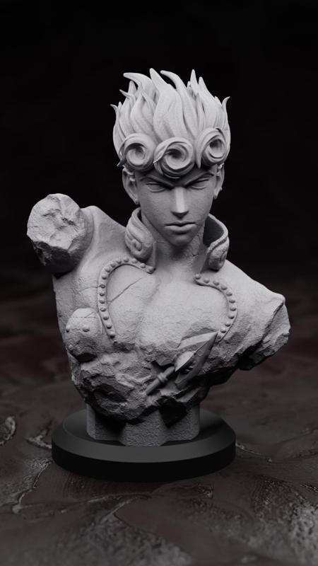 Giorno Giovanna Bust - JoJo's Bizarre Adventure
