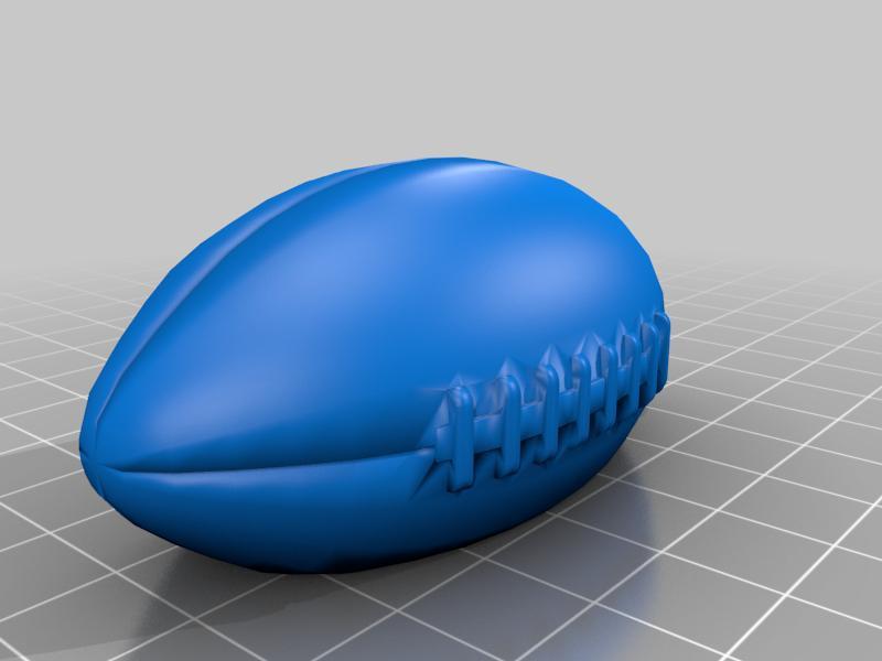 Football with Bulldogs logo