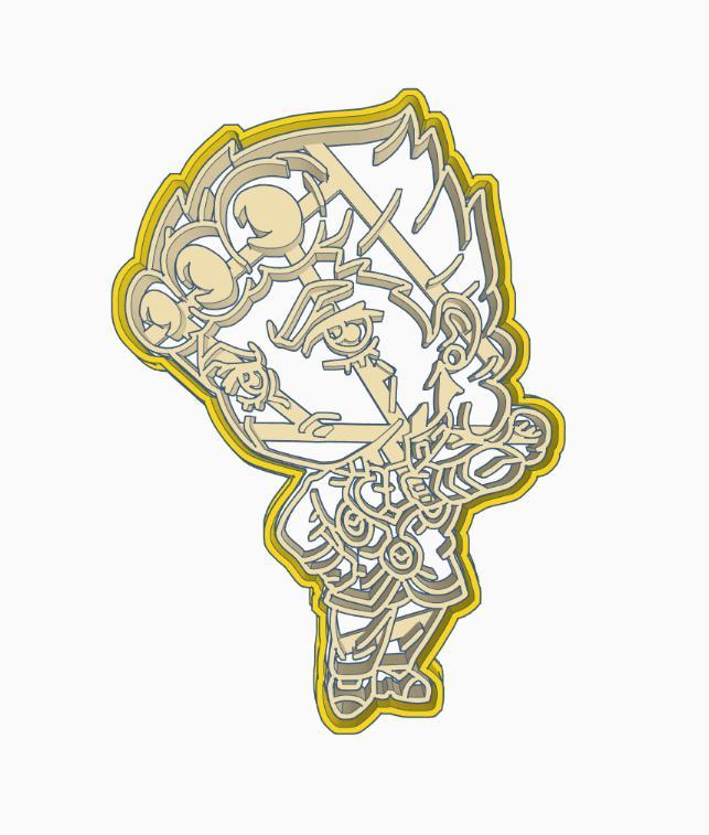 GIORNO GIOVANNA - COOKIE CUTTER - JOJO'S BIZARRE ADVENTURE - ANIME / CHIBI JOJOS