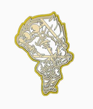 GIORNO GIOVANNA - COOKIE CUTTER - JOJO'S BIZARRE ADVENTURE - ANIME / CHIBI JOJOS