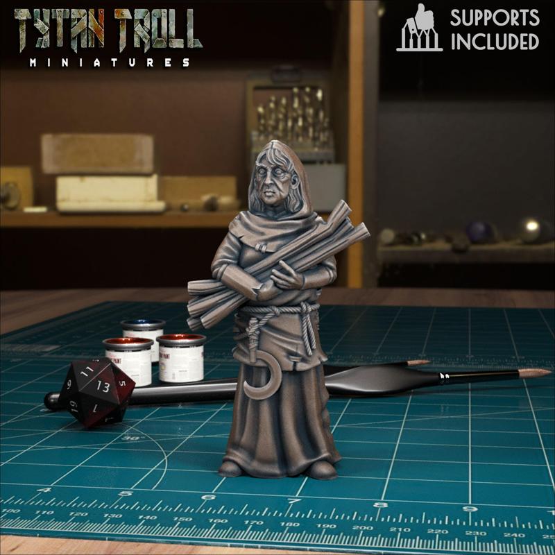 Curse of Strahd - Mad Mary Mini [Pre-Supported]