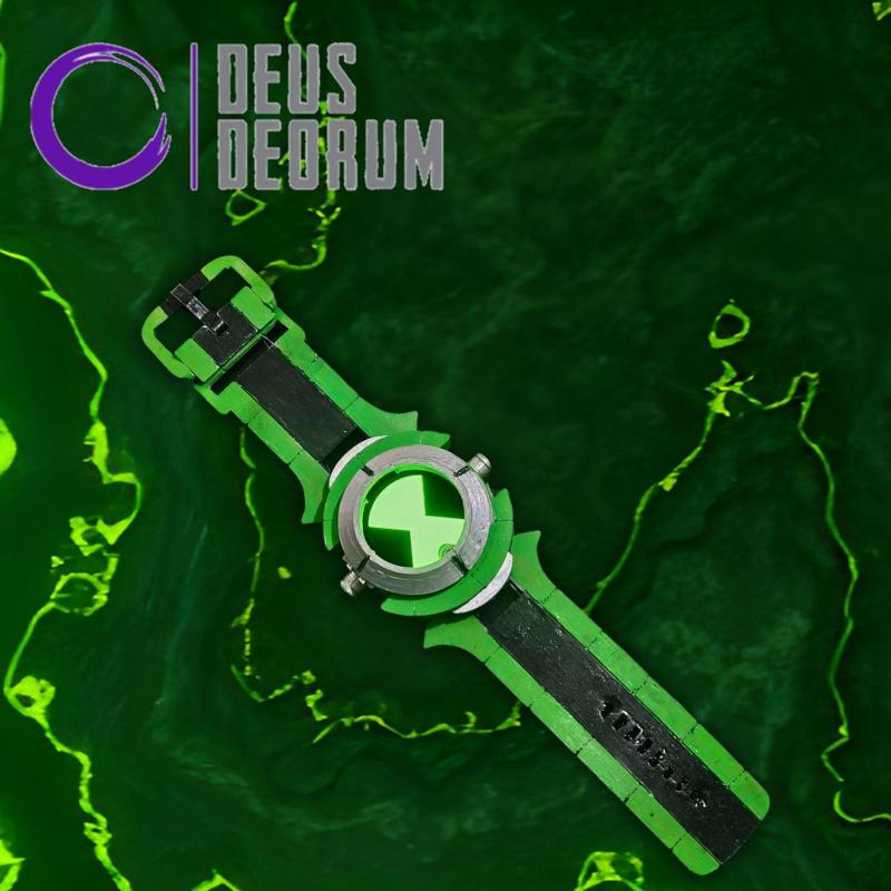 Recalibrated Omnitrix Galaxy Watch4-5-6 -40mm Cover And Strap With Functional Rotating Bezel