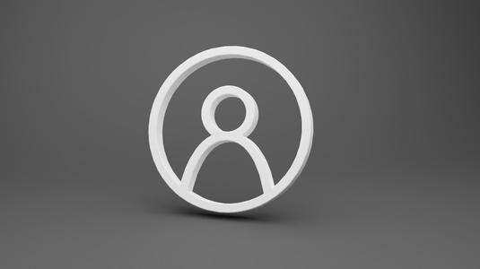 3D Profile Picture Icon