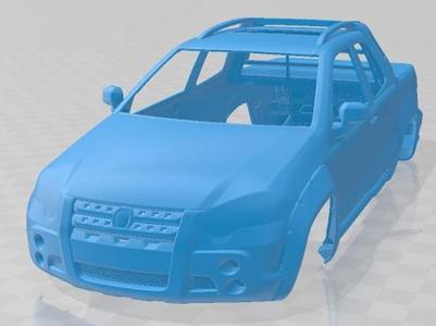 Fiat Strada Adventure 2013 Printable Body Car