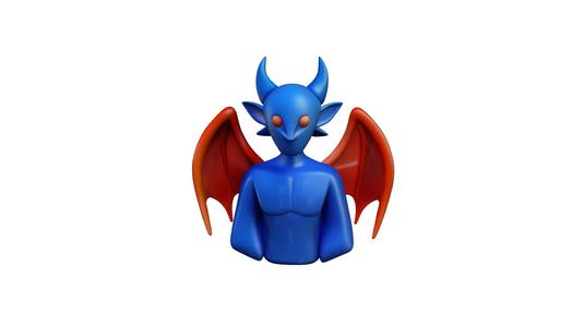 Statue of Satan the devil