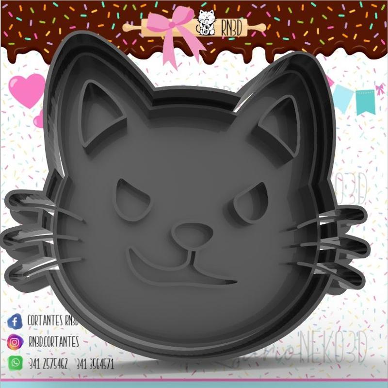 HALLOWEEN BLACK CAT cookie cutter - GATO NEGRO HALLOWEEN - Black cat cookie cutter