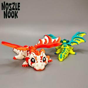 Sakudan, Baby Winged Dragon, flexi.
