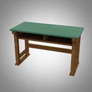 Wooden desk miniature