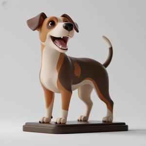 1086 Colorful Laughing Galgo Dog on Base, pug, dachshund, poodle, cat, dog, monkey, elephant, beagle, bear, lion, fox, bull terrier, pomeranian, galgo, wolf, doberman pinscher, newfoundland, crocodile