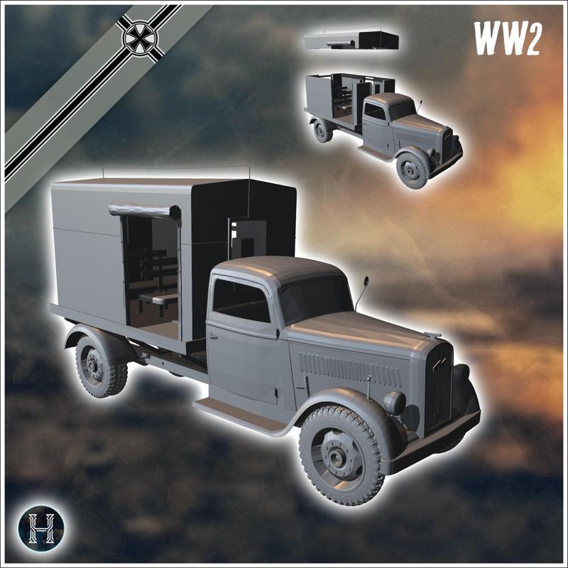 Open Blitz command car version (12) - Germany Eastern Western Front Normandy Stalingrad Berlin Bulge WWII