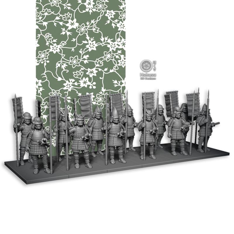 Standing Samurai Infantry with Yari