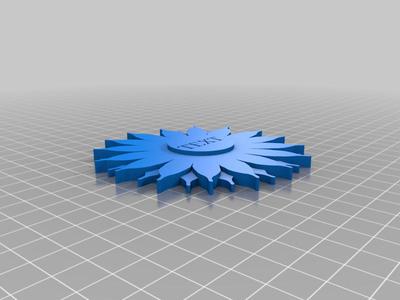 Sunflower nameplate/wall deco