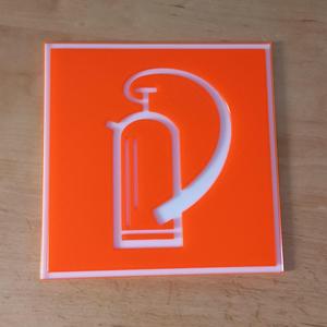 Fire extinguisher sign | Brandschutzzeichen Feuerlöscher