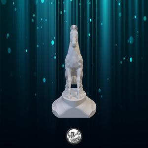 Horse Greeting Its Owner - LowPoly - Bust - Full - Perfect Design - Easy Print - Decor - SoliDRawinGS0425