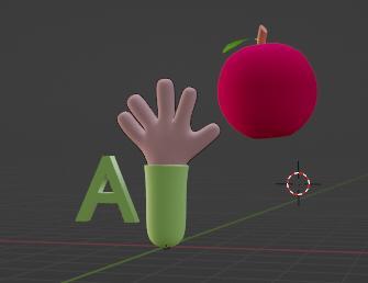 Alphabet A in sign Language