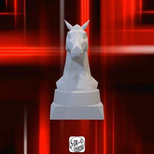 Horse A3 - LowPoly - Bust - Head - Perfect Design - Easy Print - Decor - SoliDRawinGS0114