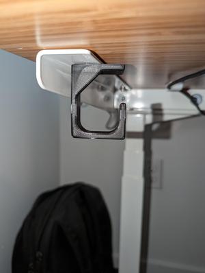 Flat top under table hook