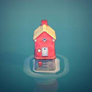 mini red house