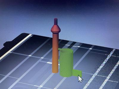 Printing tool -Print stabilizer Simple print table supports. "Dalek Style"