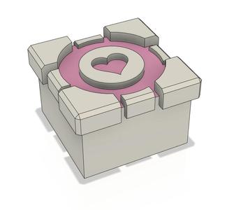 Companion Cube Keycap - Keycap contest entry