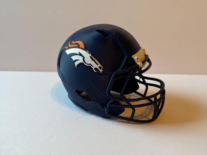 Denver Broncos Football Helmet