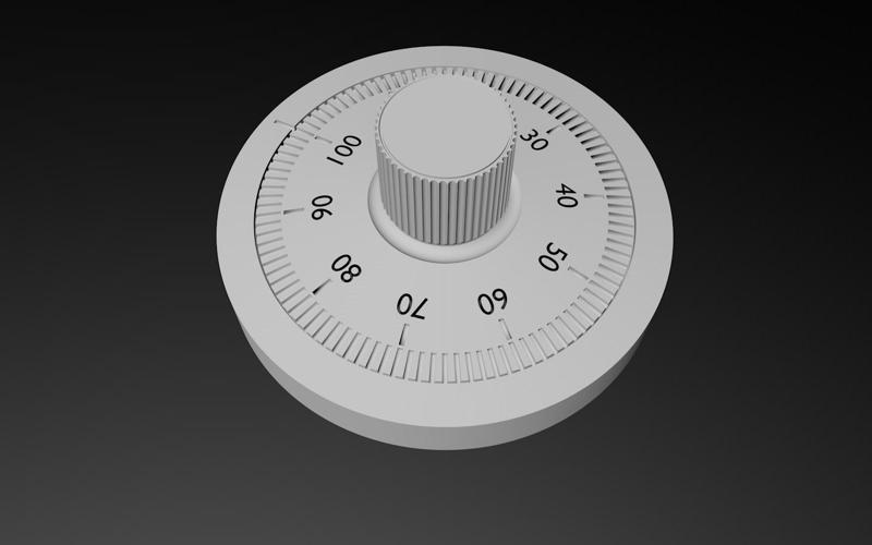 Safe lock handle