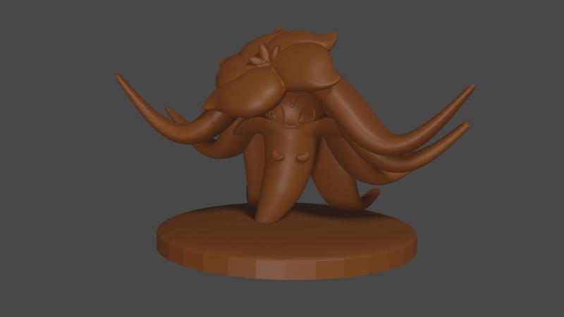 Pokemon inspired, Gossifleur, Tabletop DnD miniature
