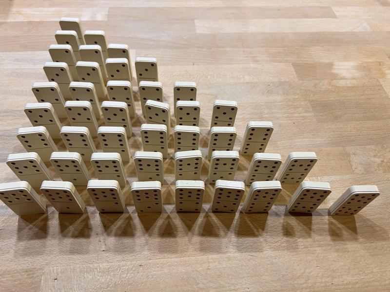 087 Vorsicht: Spielende Zahlen! Domino 8x8