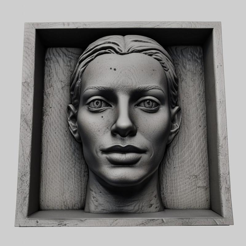 Anne Hathaway head relief actress