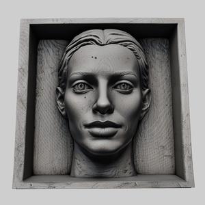 Anne Hathaway head relief actress