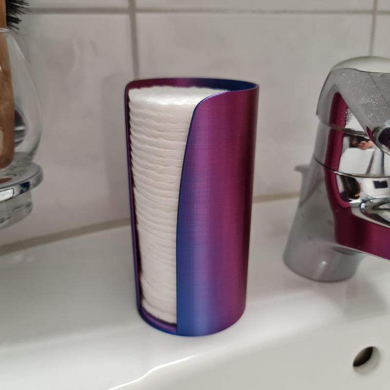 Cotton pad holder/dispenser