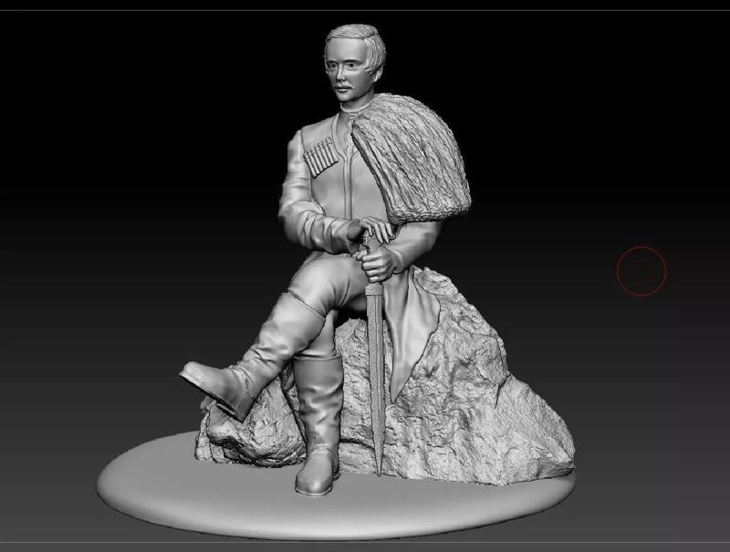 Russian writer poet Mikhail Lermontov