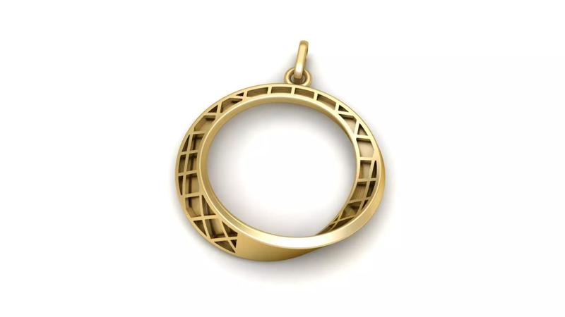 Men Fashion Pendant 3d Printable Model