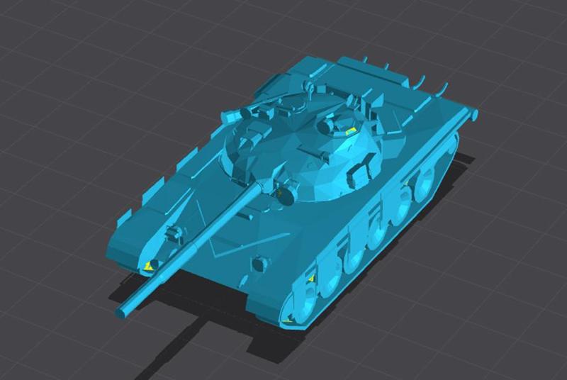 Soviet Tank T-72 Printable T72