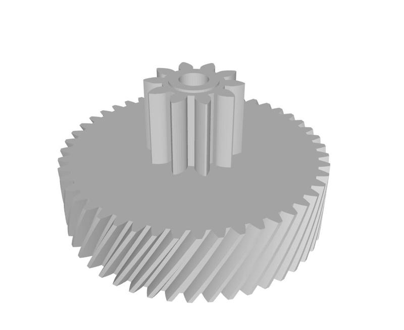 Paper shredder gear 47/10 teeth United Office Lidl