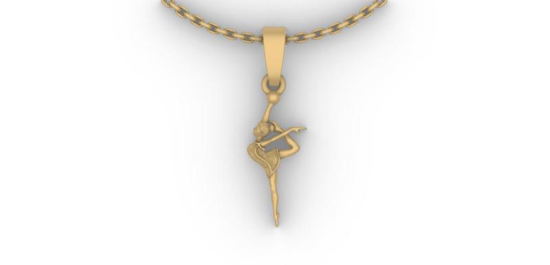 Gymnast pendant