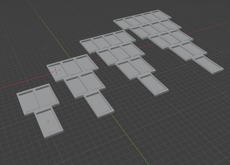 The Old world lance formation conversion tray's
