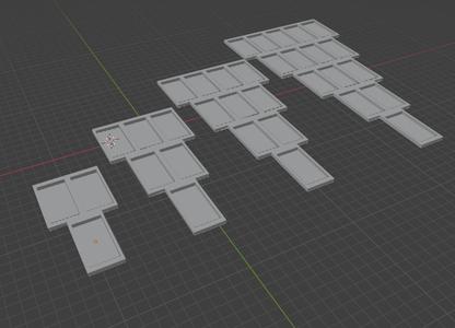 The Old world lance formation conversion tray's