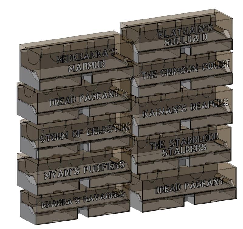 ALL 10 DIRECHASM HOLDERS, 3D-FILES W U STORAGE