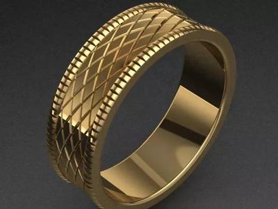 Luxury Golden Band Ring