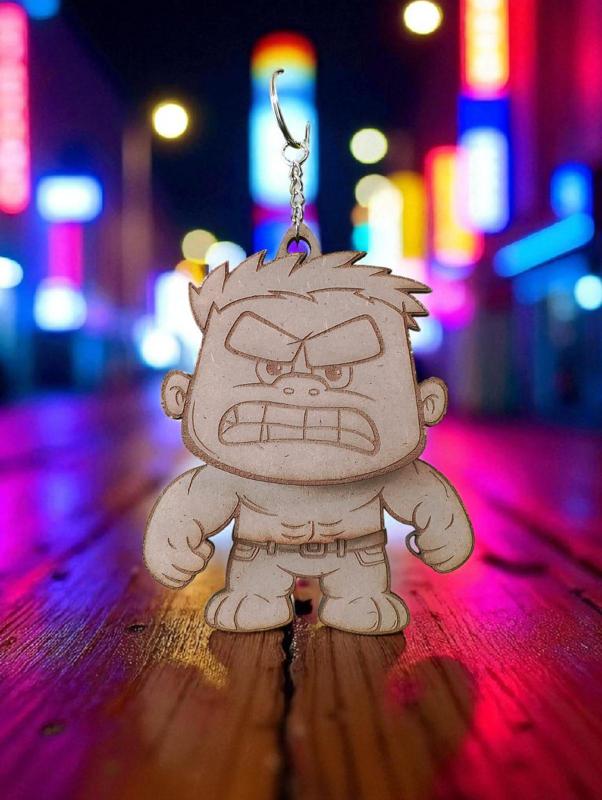 Movable Hulk Keychain