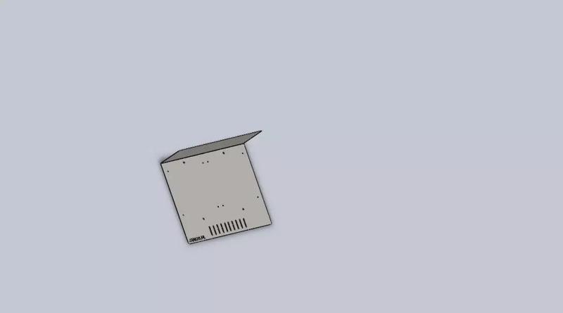 The design with stainless steel for outdoor installation