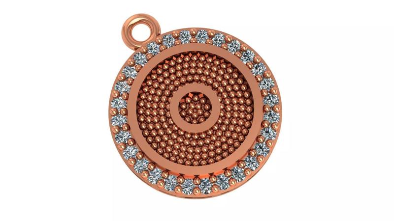 Circle of life Diamond Pendant Necklace