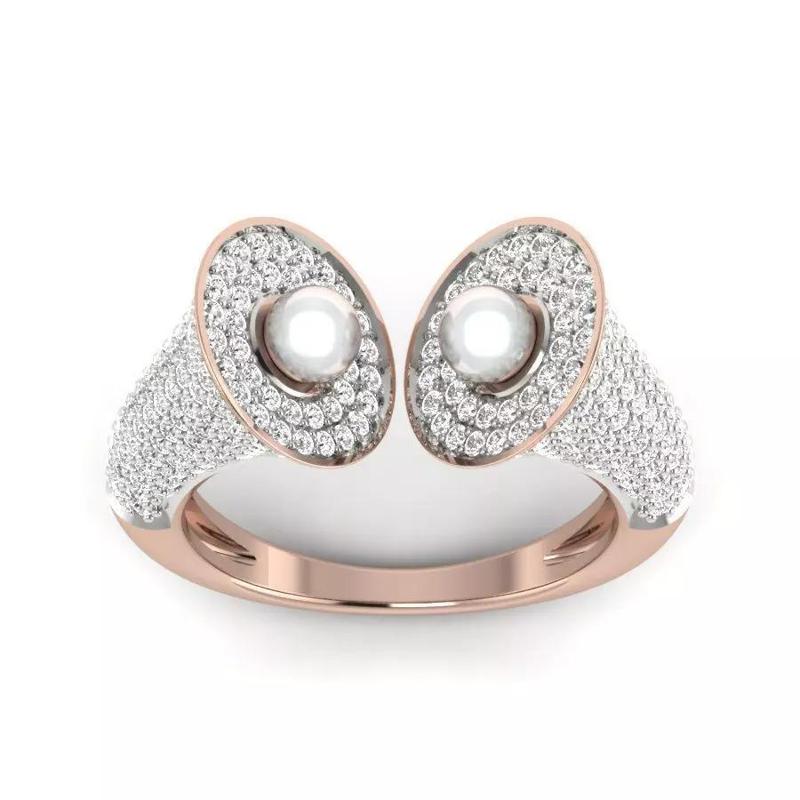 Engagement Ring 3d model Unique Design