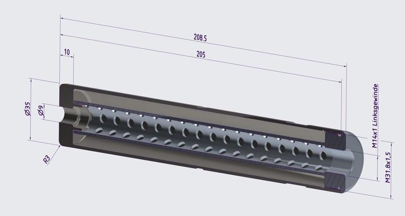 Suppressor, Silencer for Airsoft