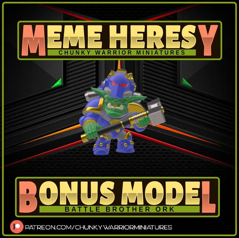 Meme Heresy: Battle brother Ork