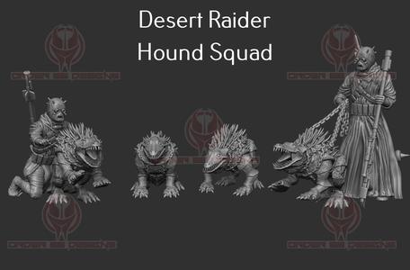 Desert Raider Hound Squad - Legion Scale