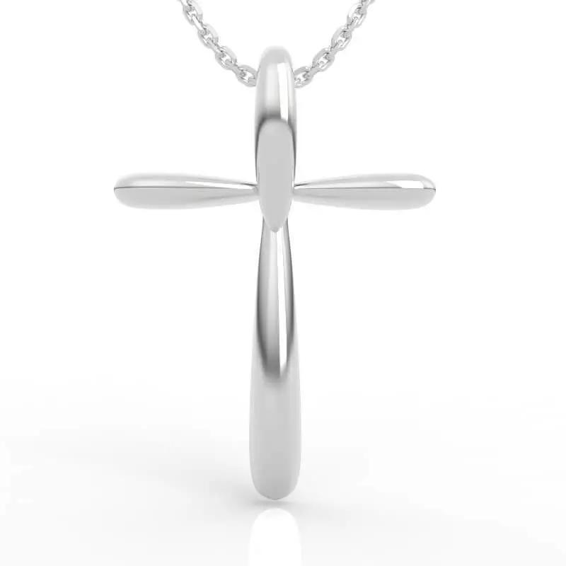 Elegant Simple Cross Necklace